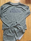 Lot Of 2 Pairs Size 6  Gap Girls Shorts long Sleeve Shirts  Pj Sets  