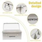 Sewing Box  Sewing Organizer Box Metal  Sewing Kit Storage Box  Sewing Suppli   