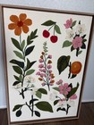New Bp Home Woven Embroidered Textile Wall Art Floral Boho Decor 18   x26    