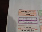 7 Jukebox Title Strip Elvis Presley  No Doubles Lot  8