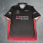 Peterson Racing Pit Crew Shirt Mens 2xl Black Nascar Xfinity Racerink Team