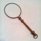 Antique Vintage Brass Handle Magnifier Nautical Magnifying Glass For Men Gift 
