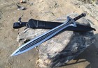 Handmade High Carbon Steel Medieval Warrior Functional Battle Ready Sword