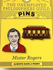 Unemployed Philosophers Guild Mister Rogers   Neighborhood Trolley Lapel Pins