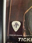 Prince Live In Hawaii Poster   Guitar Pick  very Rare
