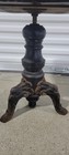 Antique Iron   Wood Piano Or Organ Stool