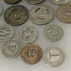 Lot Of 20 Vintage Transit  Transportation Tokens