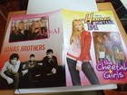 Disney Hannah Montana Cheetah Girls Jonas Brothers Aly   Aj 2 Pocket Folder Nos