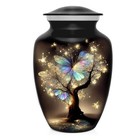 Unique Tree Cremation For Human Ashes Adult Memorial With Bag Black Urn