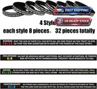 32 Pcs Bible Verse Bracelets Christian Scripture Silicone Wristbands Religious J