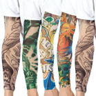 20pcs Set Arts Fake Temporary Tattoo Arm Sunscreen Sleeves Designs Tiger  Cro   