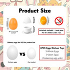 6pcs Egg Kitchen Toys  Wooden Toy Food  Kids Play Food Cooking Diy Kitchen Pret
