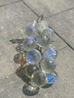 1960 s Irridescent Finished Glass  Decorative Grape Cluster