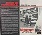 Vintage Motorcraft Racing Imsa Mustang Brochure Jones Dallenbach Ford