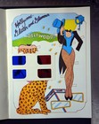 1988 3-d Hollywood Paper Dolls By Trina Robbins - Uncut W  Original 3d Glasses