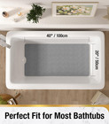 Non Slip Bathtub Mat 40 X 20 Inch  Extra Long Bath Mat For Tub  Soft