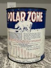 Vtg Polar Zone Permanent Anti-freeze Polar Bear Can Gas   Oil Automotive