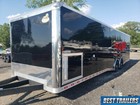 2024 Covered Wagon 8 5 X 34 Rr Pkg Race Ready New Black Spread Axles