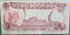 Saddam Hussein Iraqi Currency - 5 Dinars Note - Uncirculated In Holder         1