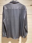 Jo Took Mens Medium Longsleeve Shirt Button Down Polyester No-wrinkle