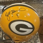 Packers Brett Favre Signed Full Size Helmet With Jsa Ahloa