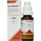 Adel 4 Drops 20ml Pack Apo-rheum Adel Pekana Homeopathic Drops