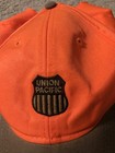 Vintage Union Pacific Railroads Courage To Care Orange Safety Cotton Hat Cap