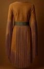 Women   s Brown Suede Fringe Dress Western Cowgirl Boho Turquoise Festival Outfit