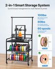 Vevor 3d Printer Filament Storage Rack 3-tier 3d Printer Stand With Storage