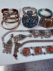 Collection Lot Great Variety Vintage And Modern Native Design Jewelry - O6