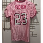 Nike Houston Texans Pink Foster 23 Nfl Football Jersey Women s Size L Fan Gear