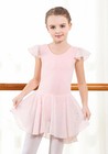 Girls Dance Dress Ballet Leotards For Girls Toddler Ballet Outfit Shiny Skirt   
