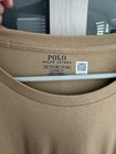 Polo Ralph Lauren Classic Fit Beige Logo Crewneck Long Sleeve T-shirt Men   s Xl