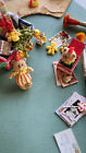 Doll Toys Vintage Mini Teddy Bears Set Dollhouse Miniature Scale 1 12 Handmade