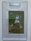 Roger Federer Signed 4x6 Color Photo     Great Pose On Grass     Jsa psa Slabbed