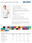 Gildan Youth Ultra Cotton Short Sleeves Sizes Xs-xl T-shirt 2000b