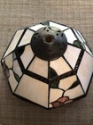 Stained Glass Vintage Lamp Shade Small Tiffany Style 1 2    Top 8 75    Bottom 8    Hi
