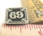 69 Pin Vintage Motorcycle Collectible Old Biker Badge Vest Hat Novelty Pinback