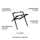 Milwaukee 48-08-0561 Black Heavy Duty Steel Compact Folding Table Saw Stand