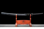 Handmade All Black Full Tang Sharp Japanese Samurai Katana Sword Carbon Steel