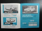 Vintage 1960s Datsun Nissan Brochure Wagon Patrol Truck Car Dealer Advertising