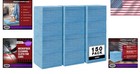 Blue Shop Towels 150pk - Microfiber Cleaning Cloths For Cars
