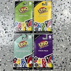 New Mattel Uno Add-on Packs Lot Of 4   Stack Reverse Swap Speed   Free Shipping 