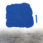 18  X 18  Blue Slate Seamless Concrete Cement Texture Imprint Stamp Skin Mat