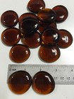 Lg Dark Amber Glass Gems  Marbles  Pebbles  Mosaic Tiles 