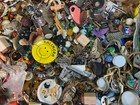 Over 5 Pound Lot Of Vintage Junk Drawer Crafting  Jewelry  Assemblage Materials