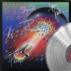 Journey Escape Silver Lp Record Signature Display