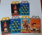 1999 Mcdonalds Toy Story 2  Happy Meal Boxes Complete Set Of 3 Disney Pixar