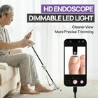Long Handled Toenail Clippers With Hd Endoscope led Light  Aluminum