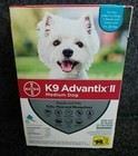 K9 Advantix Ii Flea Medicine Medium Size Dog 6 Month Supply Pack K-9 11-20 Lbs 